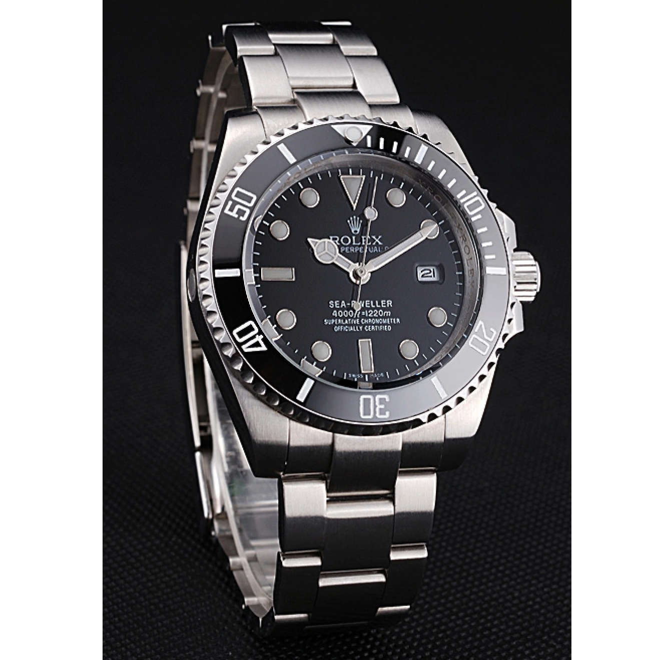 MiroTime 0728 Rolex Sky Dwellerr Black Dial Stainless Steel Case And Bracelet 622837
